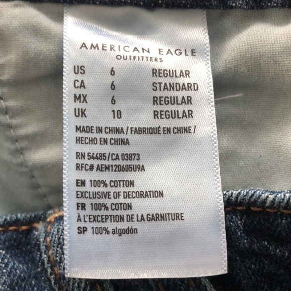 American Eagle Hi-Rise Festival Mini Jean Skirt - Picture 6 of 6